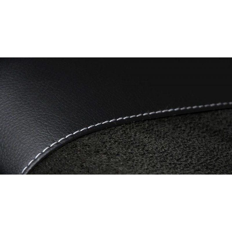 Huse scaune auto Ford Focus piele + alcantara negru - imagine 2
