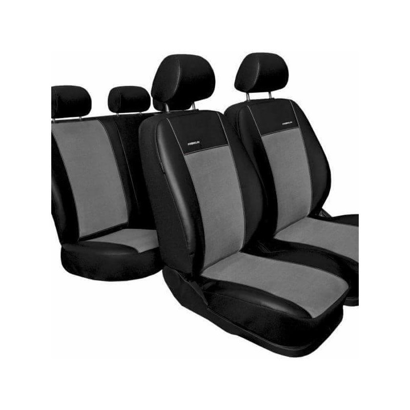 Huse scaune auto Cytroen C4 piele + alcantara gri