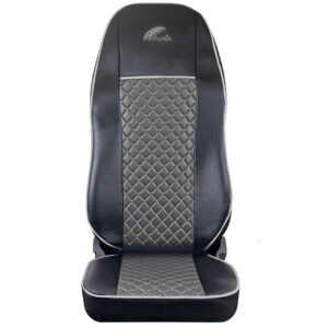 et 2 huse scaun camion Umbrella, piele, pentru SCANIA SERIA R 2006-2020 Eco, gri Husele sunt dedicate pentru fiecare model de camion in parte. Material de calitate, cu dublura burete de 10-25 mm; Usor de montat, cu ajutorul benzilor atasate de husa; Partile laterale sunt din material elastic, pentru fixarea usoara pe scaun; Material - Piele ecologica Culoare - Gri Compatibil cu - Scania Seria R 2006-2020 Eco