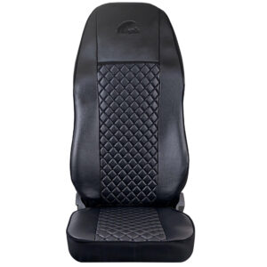 HUSE SCAUNE PENTRU VOLVO FH EURO 6 PIELE ECOLOGICA NEAGRA