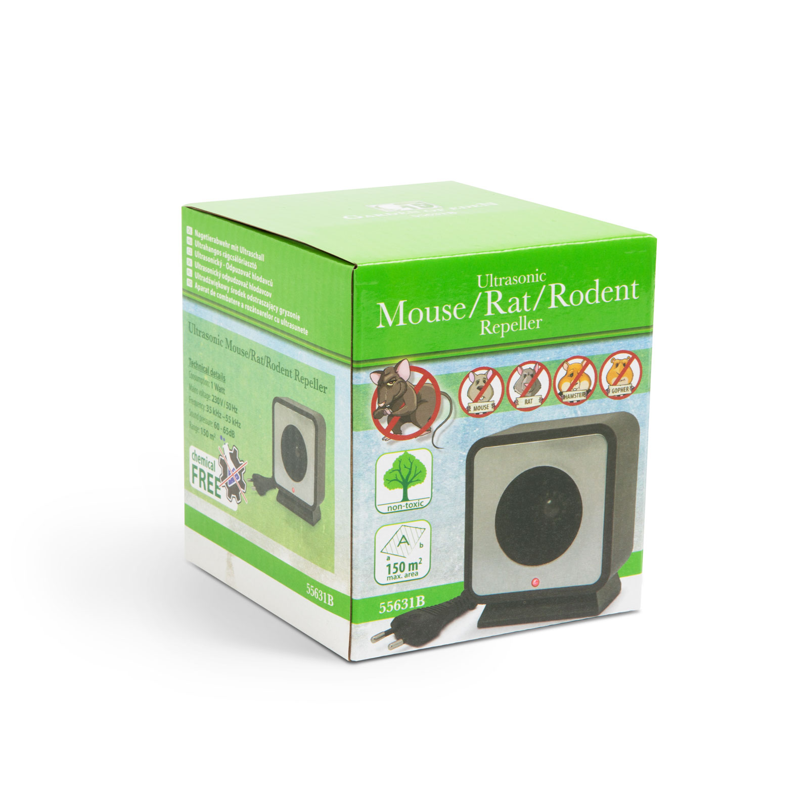 Aparat de combatere a rozatoarelor cu ultrasunete - 230V / 50 Hz - imagine 2