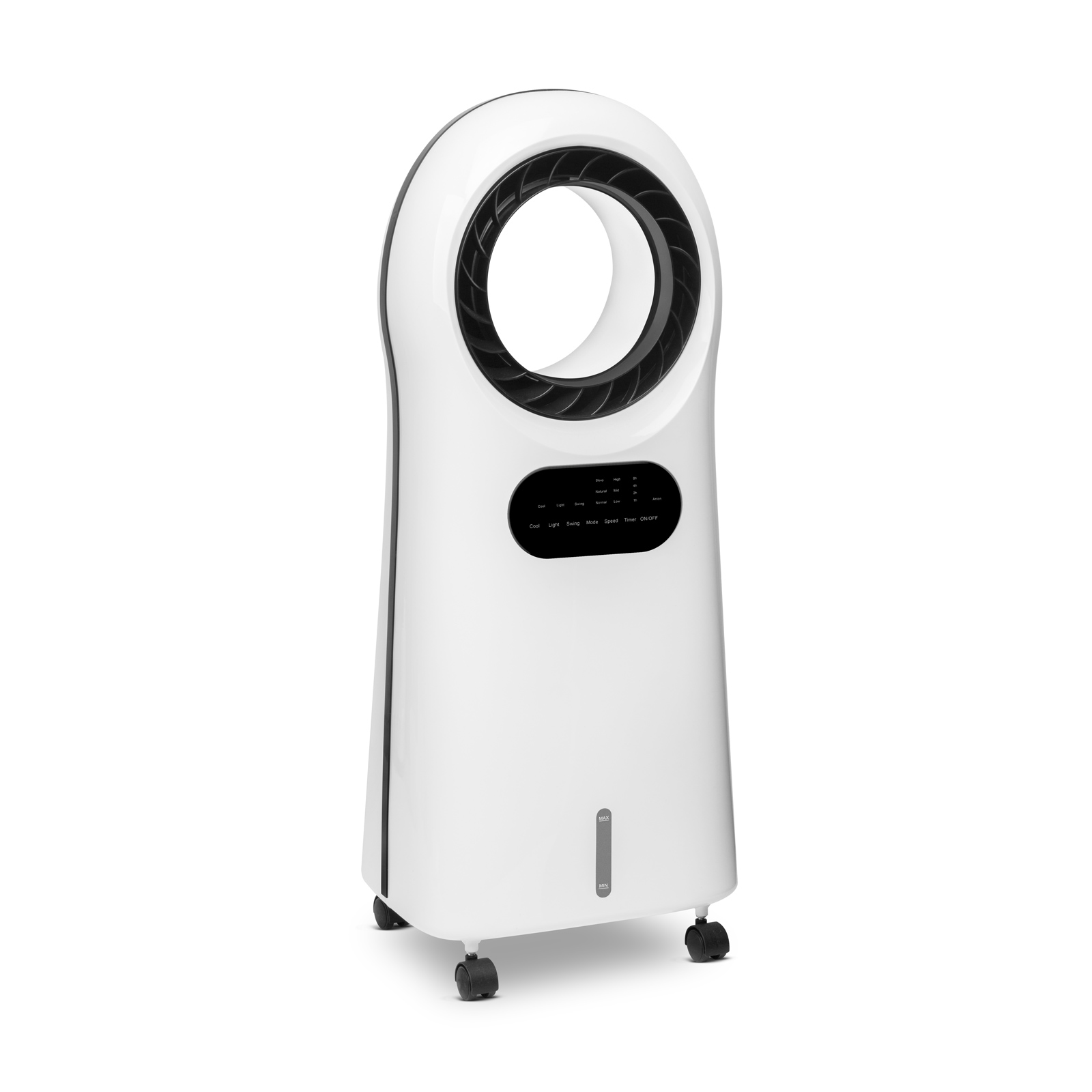 Ventilator și umidificator mobil - răcire cu aer - LED - 220-240 V